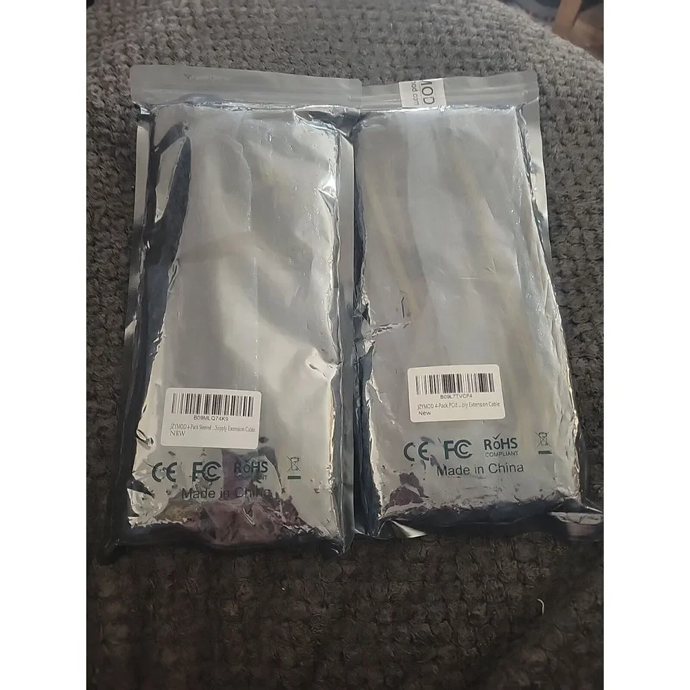 JZYMOD 8 Total Cables 8 Pin PCIE Splitter Extension Computer Power Cables